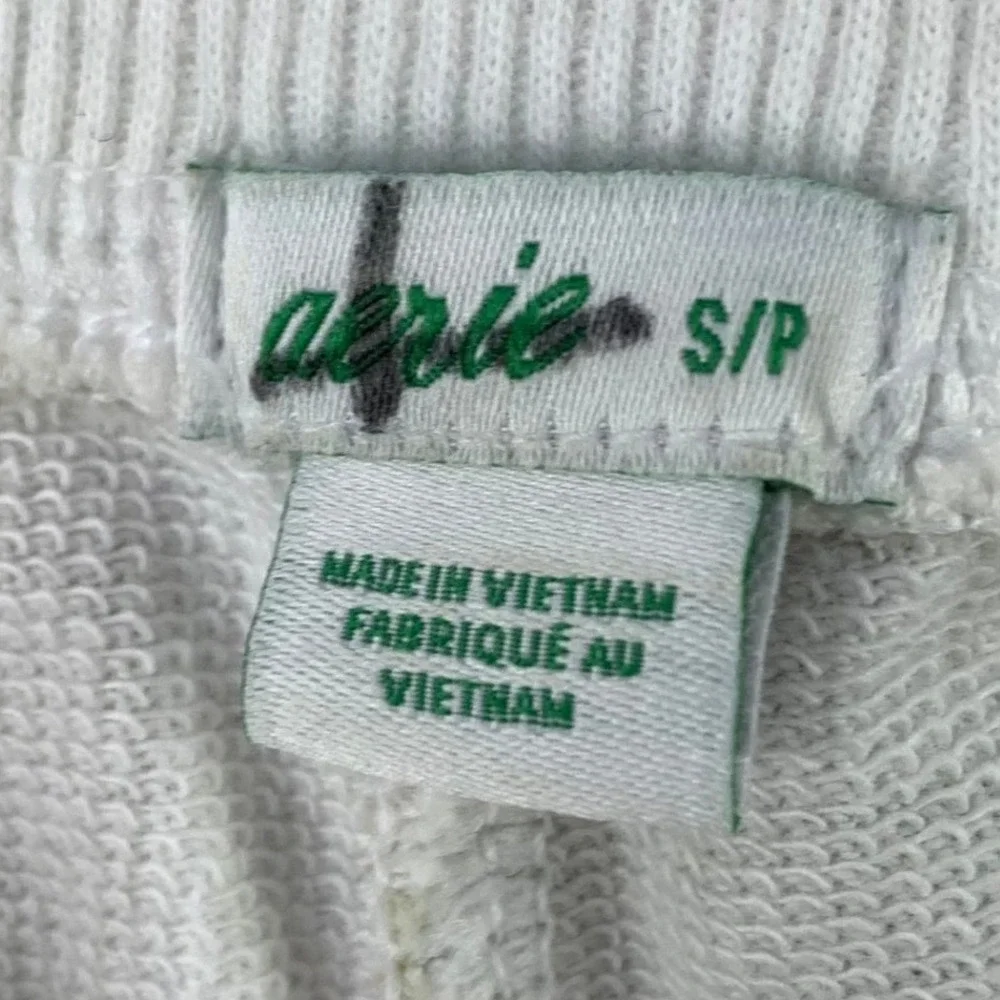 Aerie Camo Jogger Pants Women S Green Camouflage Elastic Waist Casual Loungewear